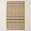 Quiet Sand Shataranji — Beige & Black Grid